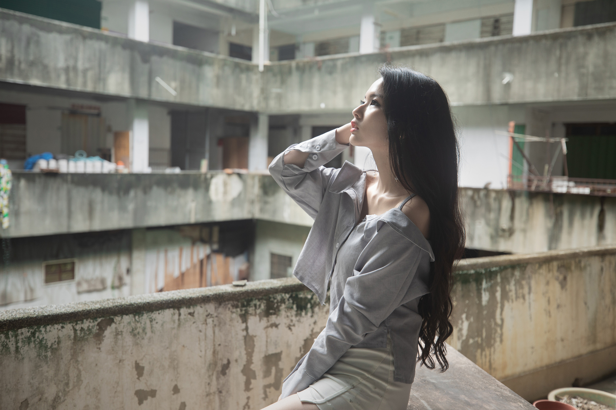 沈秋國作品  邻家女孩杨宓凌